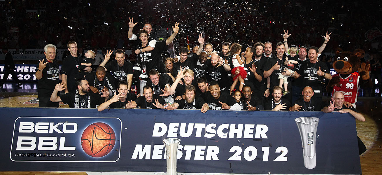 Brose Baskets Deutscher Basketball Meister 2012